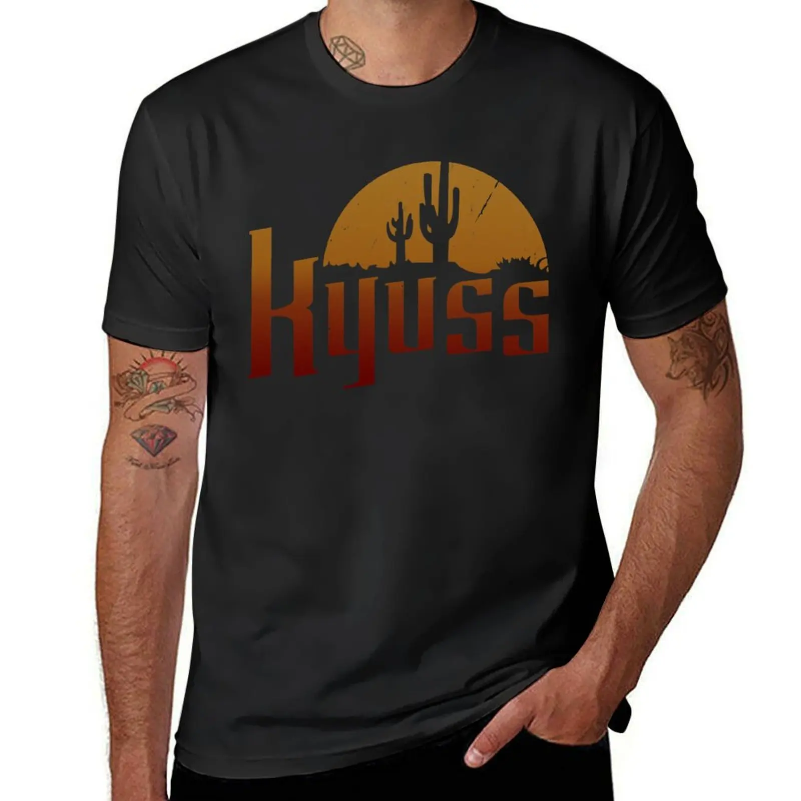 

Kyuss T-Shirt heavyweights summer top customs design your own mens plain t shirts