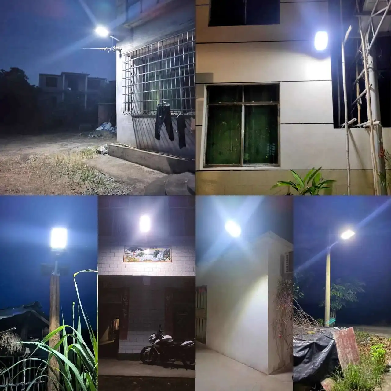 2025 30000LM Outdoor Solar Spotlights Wall Lights Always on for 20 Hours Street Courtyard Outdoor Solar Lamp with Motion Sensor