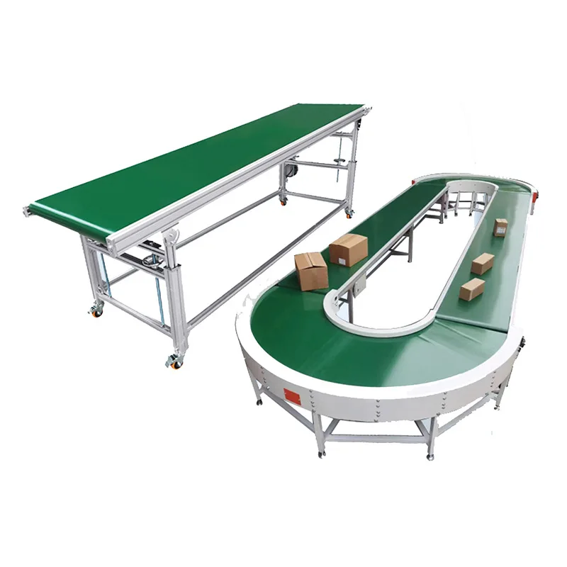Workshop assembly line ring conveyor, small injection molding machine lift transmission