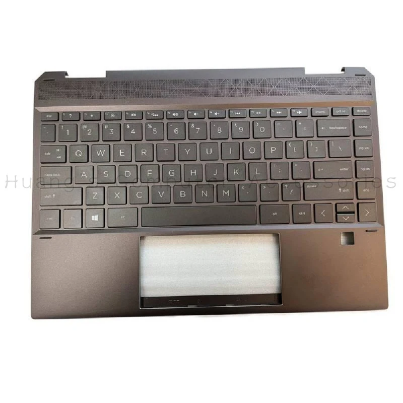 A+Original Laptop Palmrest with Backlit Keyboard For HP Spectre x360 13-AP TPN-Q212 Brown Replacement