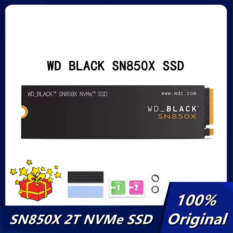 Promotion!!! SN850X 2TB SSD NVMe M.2 2280 PCIe4.0 X4 Gen4 Drive Internal Solid State Disk for PS5 Desktop Laptop