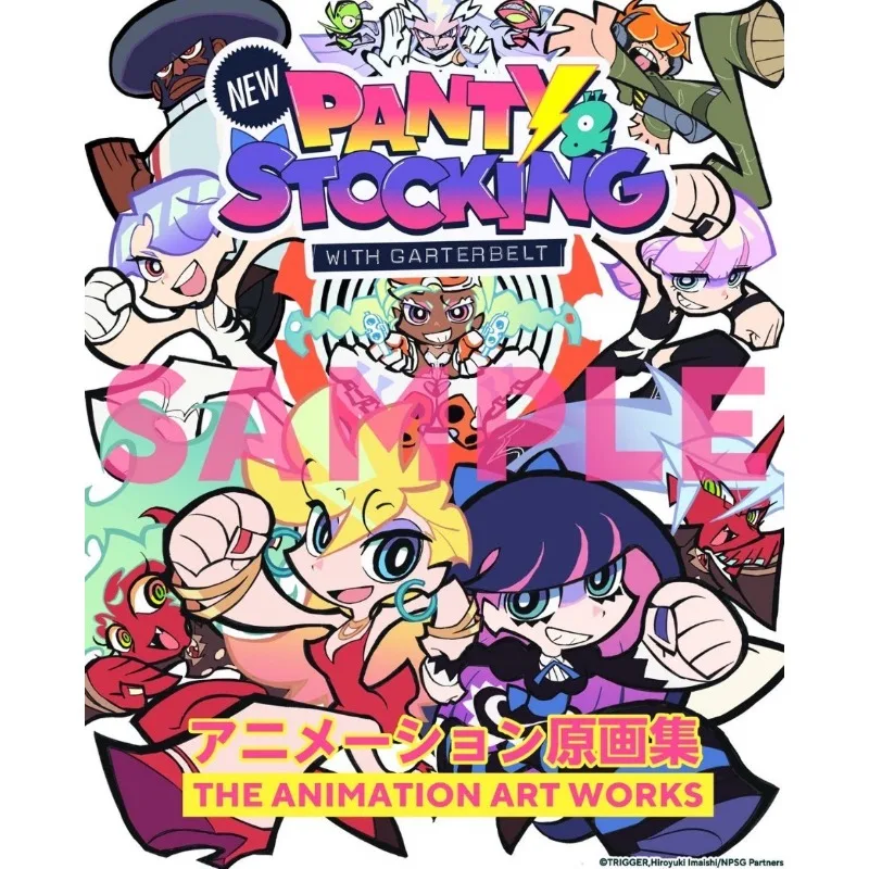 New Panty & Stocking Animation Artwork Illustration Collection Book Trigger Art Book
