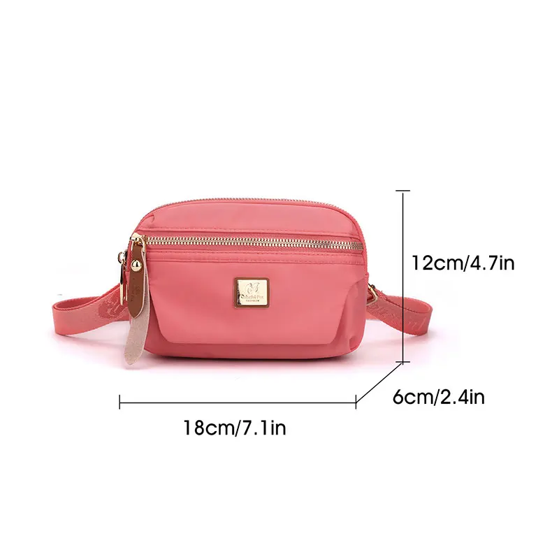 Women Bag New Fashion 2023 Women Shoulder Bag Small Handbag Nylon Waterproof CrossBody Bag Ladies Messenger Bag Mobile Phone Bag