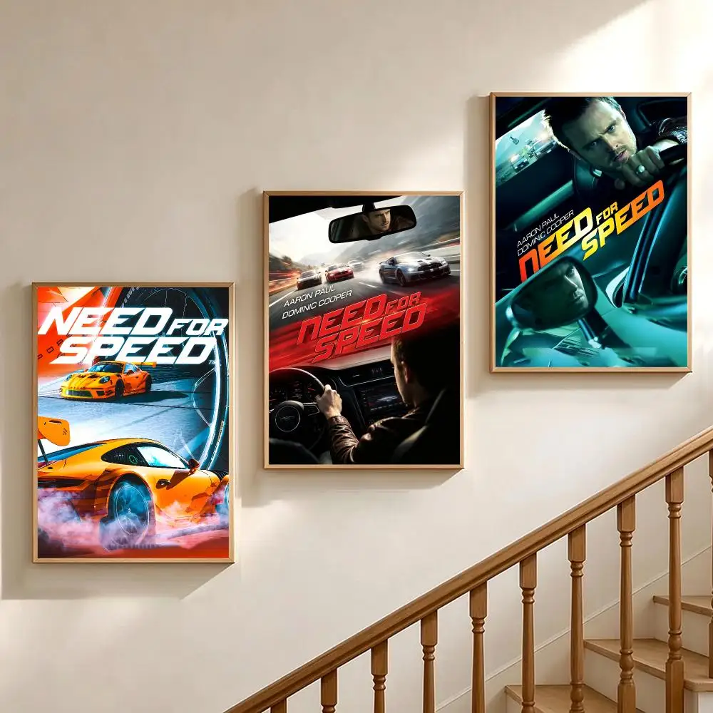 Game Need For Speed Poster Poster HD Printing Soothing And Cream Style Home Decor For The Living Room Cafes Gift