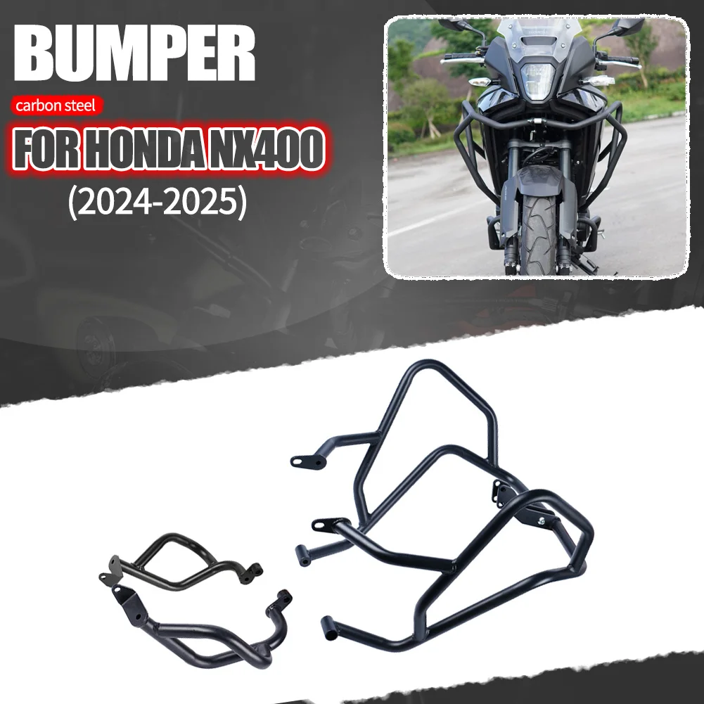 

NX400 Crash Bar Upper and Lower Bumper for Honda NX400 2024 2025 Engine Anti-collision Guard Motorcycle Accessories