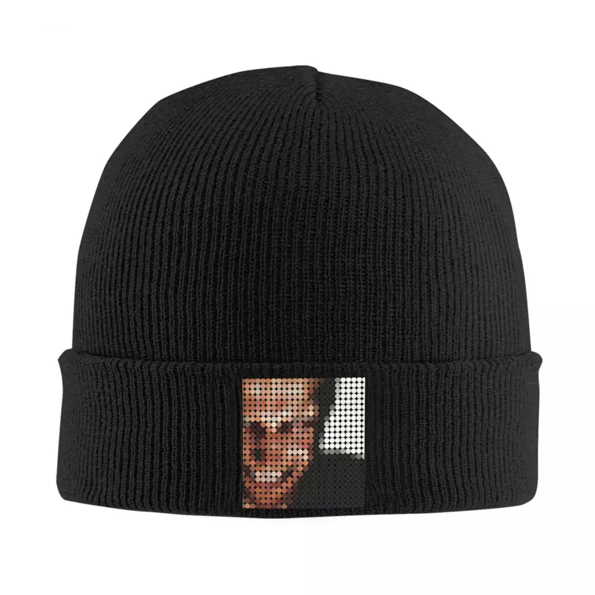 Aphex Twin Horror Beanie Hats Skullies Beanies Outdoor Sport Elastic Men Women Caps Winter Graphic Retro Bonnet Hats Gift