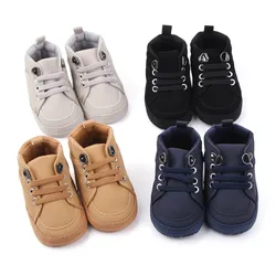 Baby Casual Shoes Ankle-covered Little Boots for 0-1 Years Toddler Boys Outdoor Prewalking