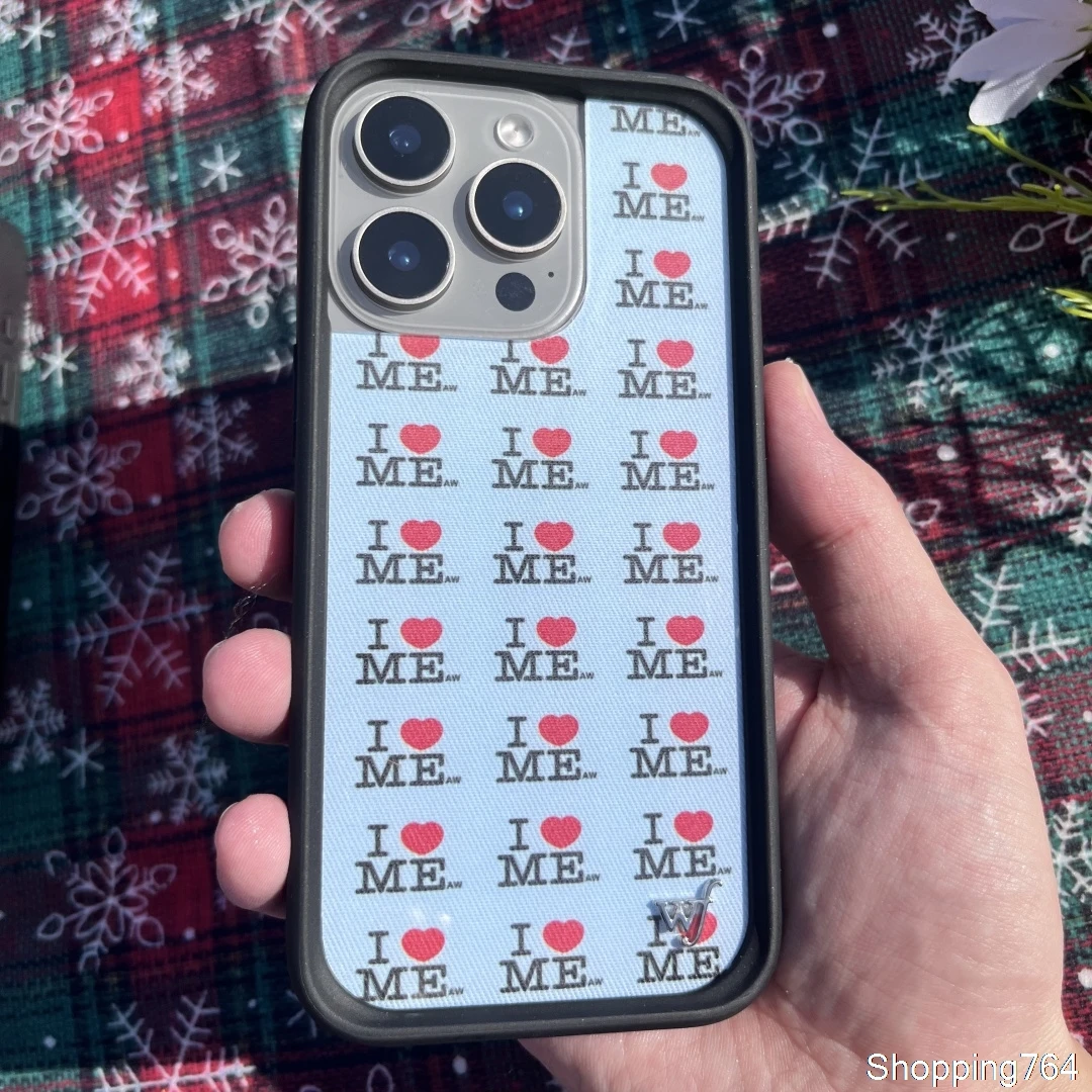 حافظة لهاتف آيفون 16 15 12 14 13 17 Pro Max Plus Air Love نفسك WF غطاء مقاوم للصدمات