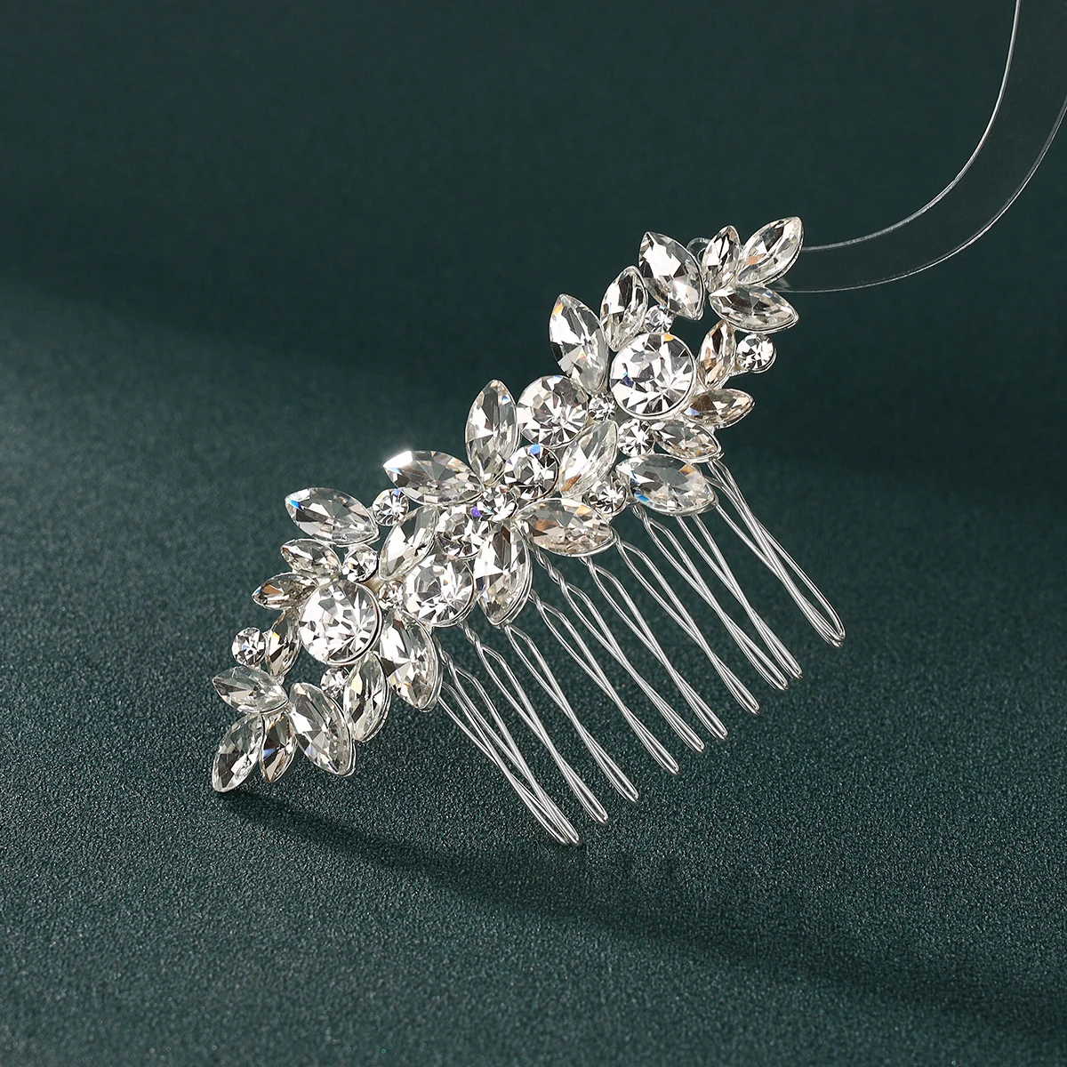 Elegant Rhinestone Bridal Hair Comb  for Wedding Hair Accessories