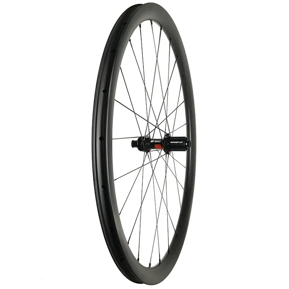 AIRWOLF 1359g Carbon Wheels 700C Cyclocross Gravel Bike T800 Carbon Wheelset Road DT350 DT240 Hook Tubeless 30//40/55/mm Deep