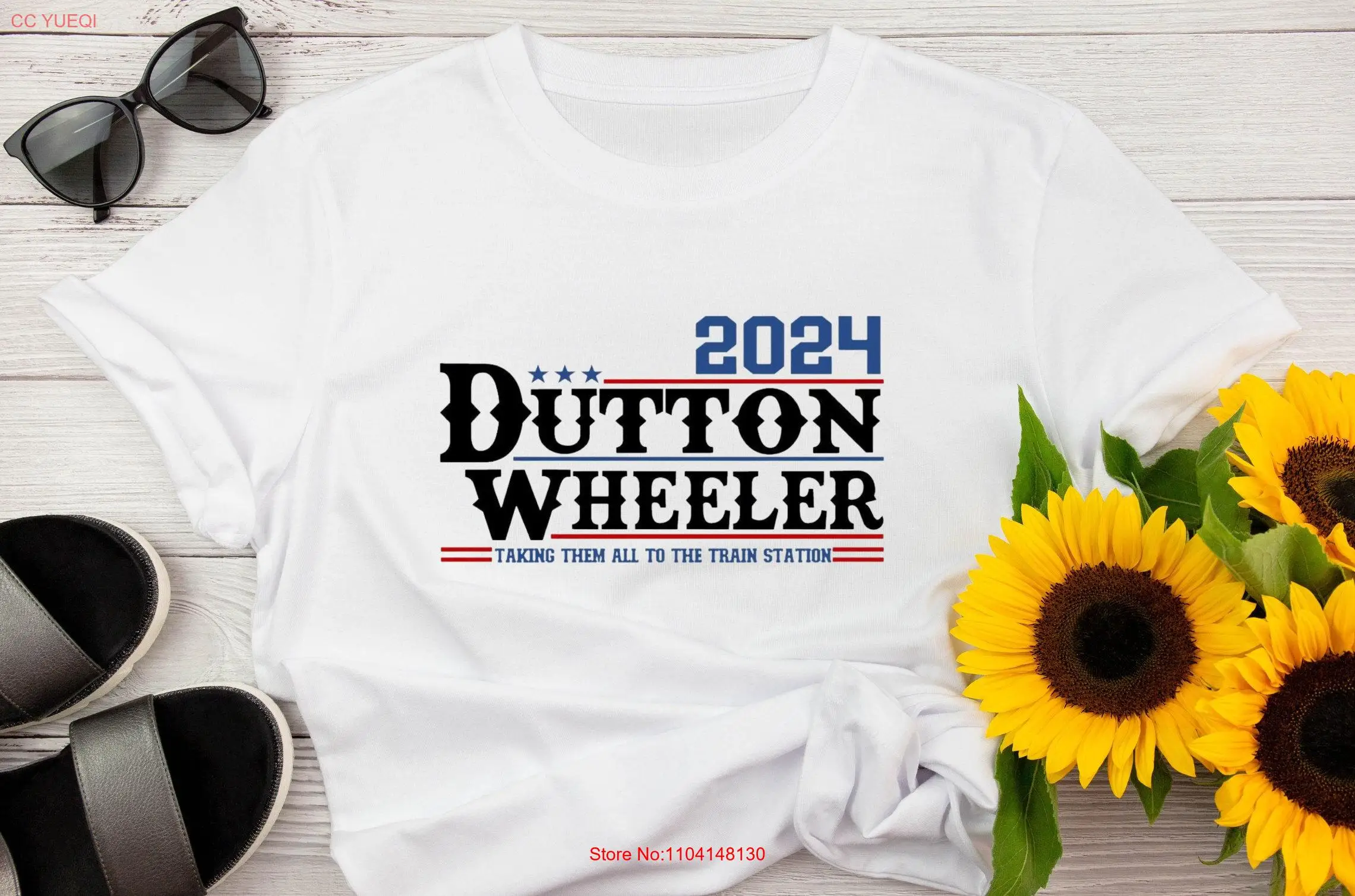 Dutton Wheeler 2024 for President Ranch Funny T Shirt Vintage long or short sleeves