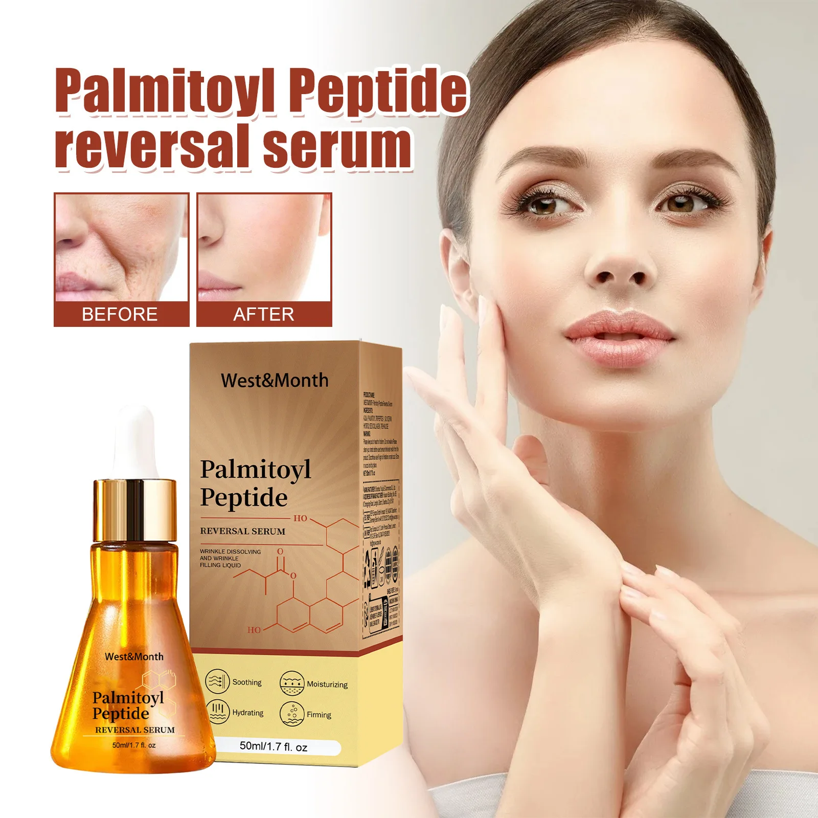 

Moisturizing Facial Serum, Light Pattern Moisturizing Moisturizing Hydrating Firming Skin Rejuvenation Care Serum