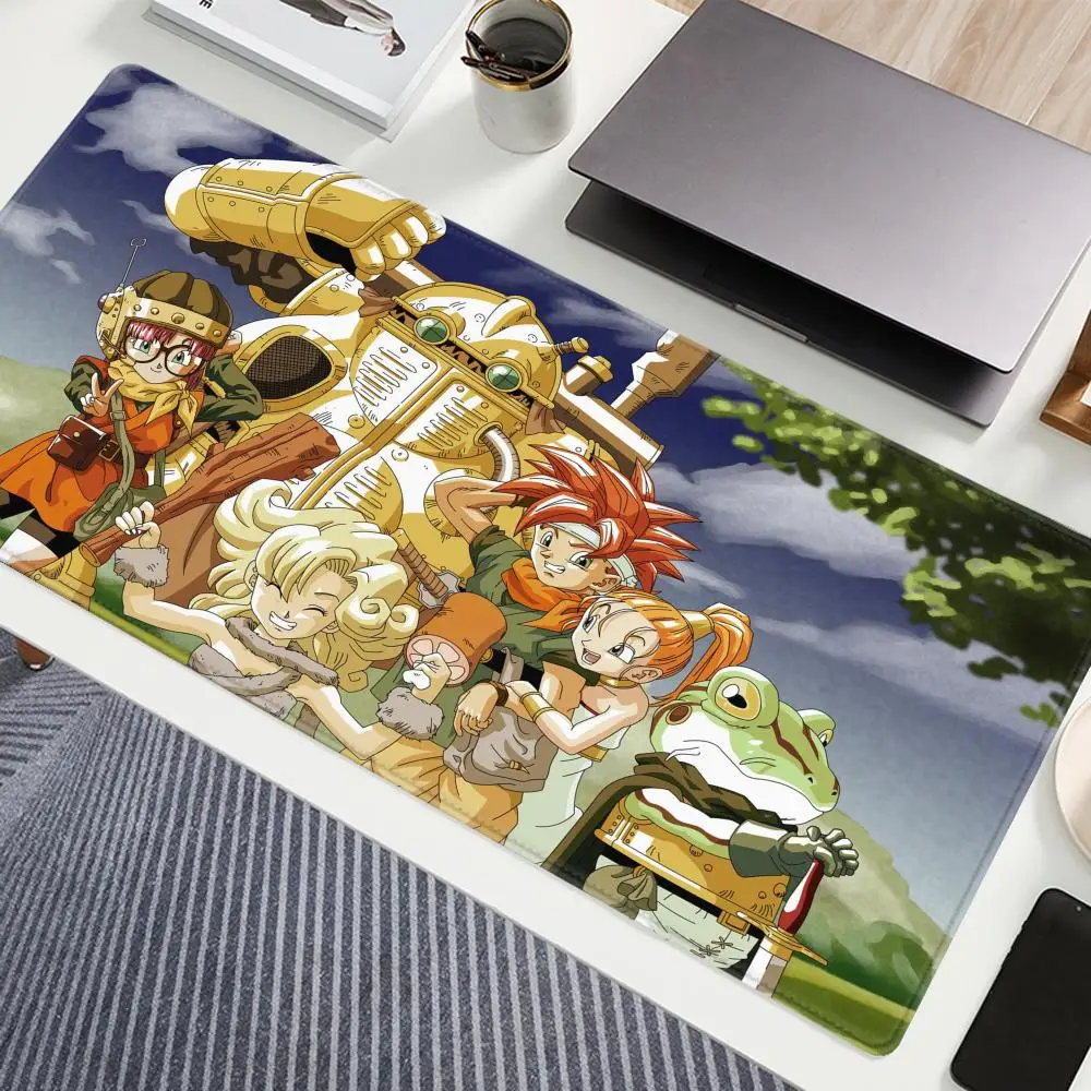 

Anime C-chrono Trigger Mouse Pad Mousepad HD Printing Computer Gamers Locking Edge Non-slip Mouse Pad XXL90x40cm Keyboard PC Des