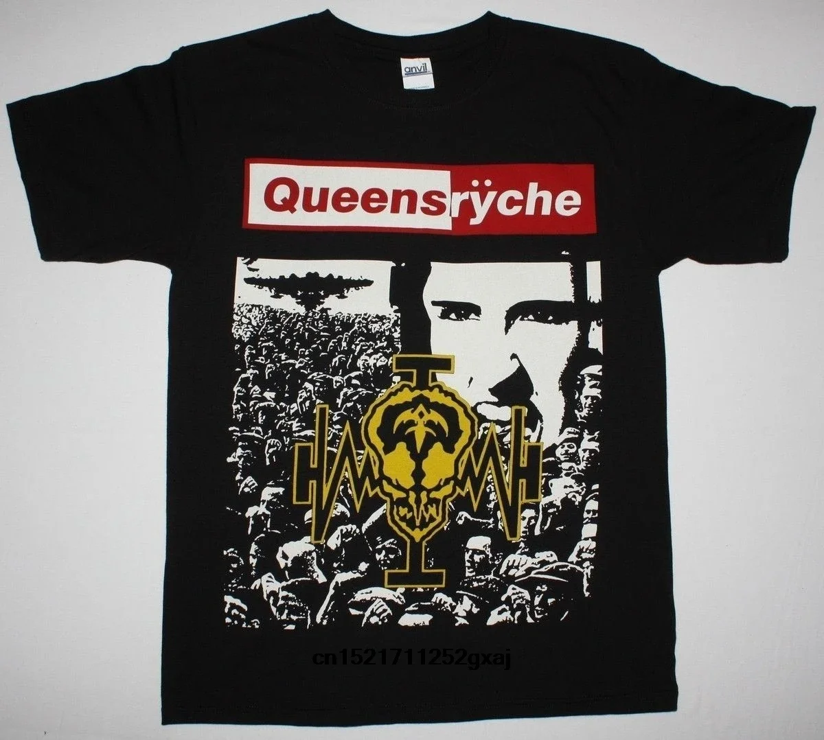 

Men t shirt Queensryche Operation Mindcrime Progressive Metal Savatage New Black t-shirt novelty tshirt women