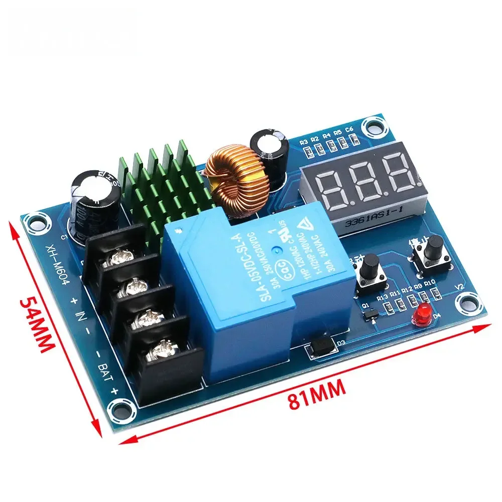 6-60v lead-acid Battery Charging Controller Protection Board charger switch XH-M604 Control Module Solar charging car battery