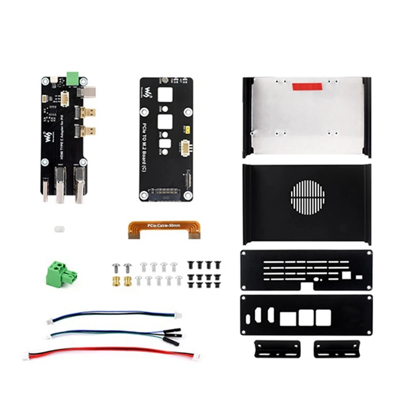 

Waveshare Expansion For Raspberry Pi 5 Aluminum Case Integrated Machine
