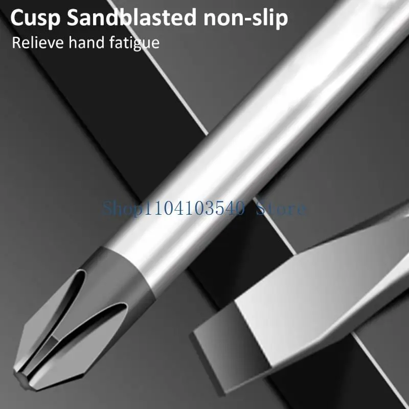 02dc 2 pcs Setdriver Set Hand Strumento Magnetica Cazzoccia a magnetica piatta e testa a croce per più applicazioni