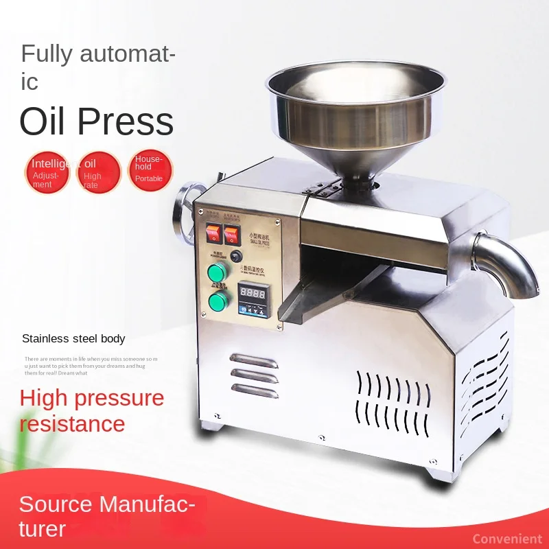 New Multifunctional Spiral Commercial Soybean Press Automatic Small High Productivity