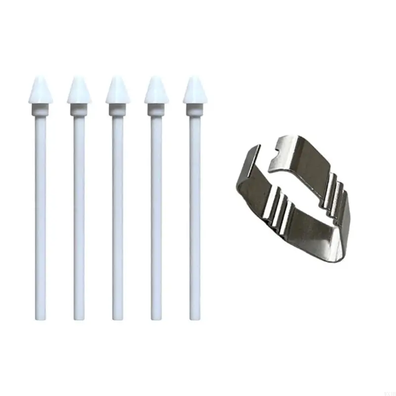 5Pcs Pen Refills and Clip Offering Seamless Writing Experience for Tab S11/S11Ultra Styluses Pen 