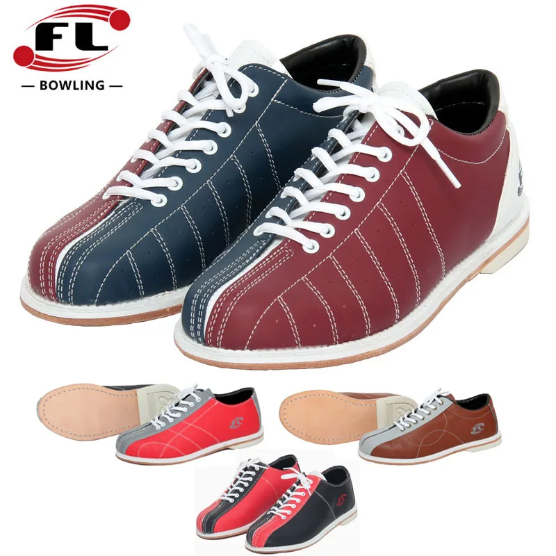 

Мягкие кожаные туфли для боулинга унисекс, профессиональные мужские и женские дышащие противоскользящие туфли для боулинга, износостойкие спортивные кроссовки 34-47