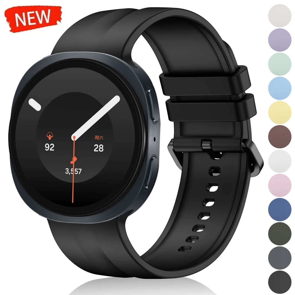 Sport Silicone Band for Samsung Galaxy Watch 9 8 40mm 44mm 1:1Original Smartwatch Strap for Galaxy Watch 8 Classic 46mm Bracelet