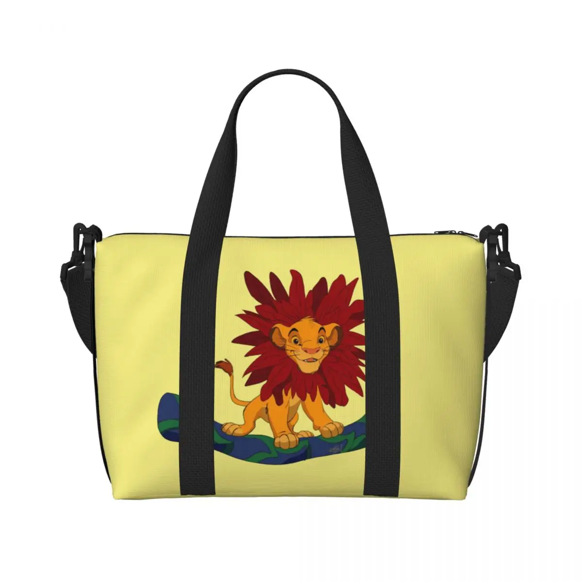 

Женская сумка-тоут Custom The Lion K-Kings, большая вместительная сумка для спортзала, пляжа, путешествий, с забавным аниме-принтом