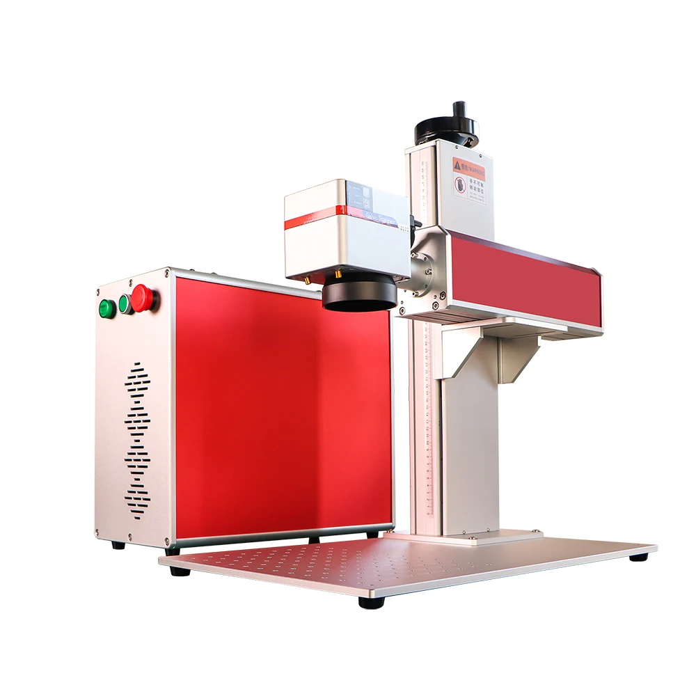 Kindlelaser 20W 30W 60W JPT Mopa Fiber Laser Marking Cutting Machine Deep Laser Engraving for Metal Jewelry