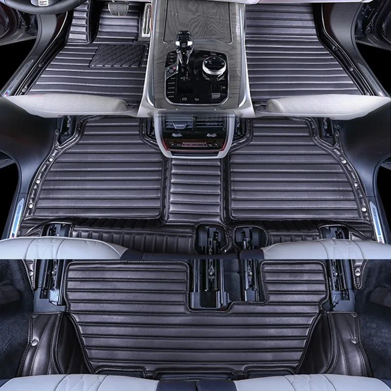 

Специальные автомобильные коврики на заказ для Mercedes Benz GLE 350 400 450 580 W167 V167 2025-2020 7 мест, водонепроницаемые ковры хорошего качества