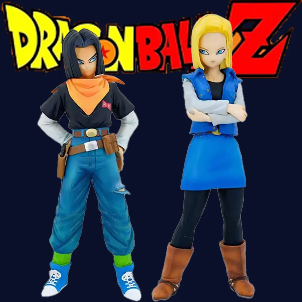 Hot sold Anime  Android 17 18 Figure Action Figure Model Gifts Collectible Figurines for Kids