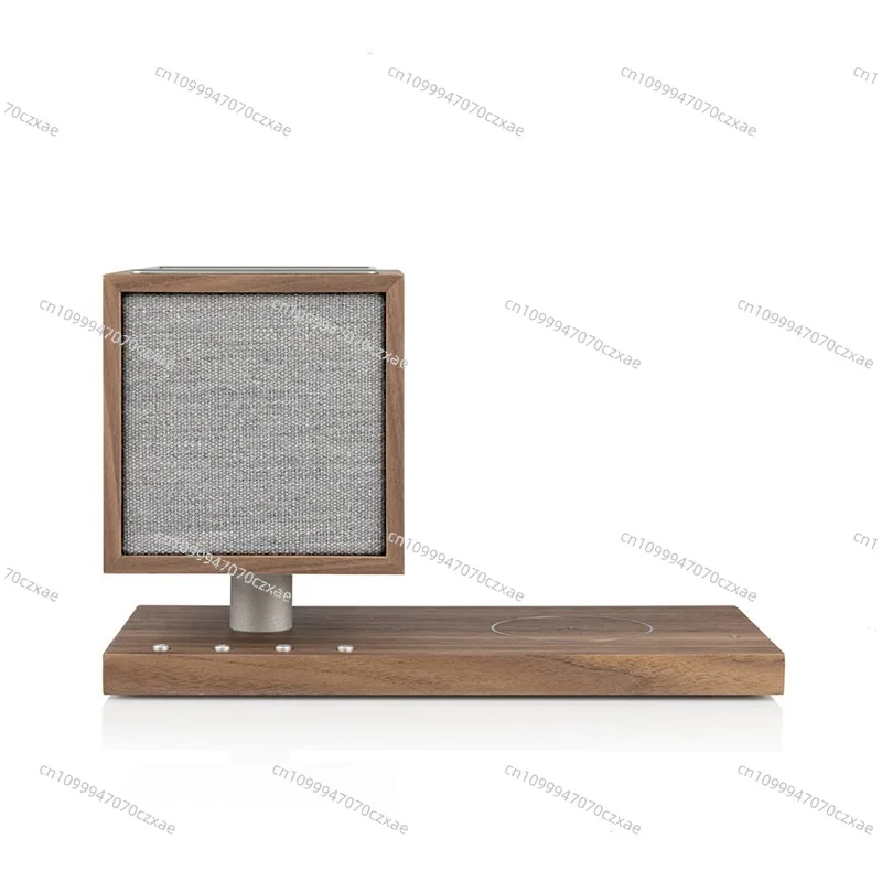Stylish Wooden Stereo, Wireless Charging Bluetooth Speaker