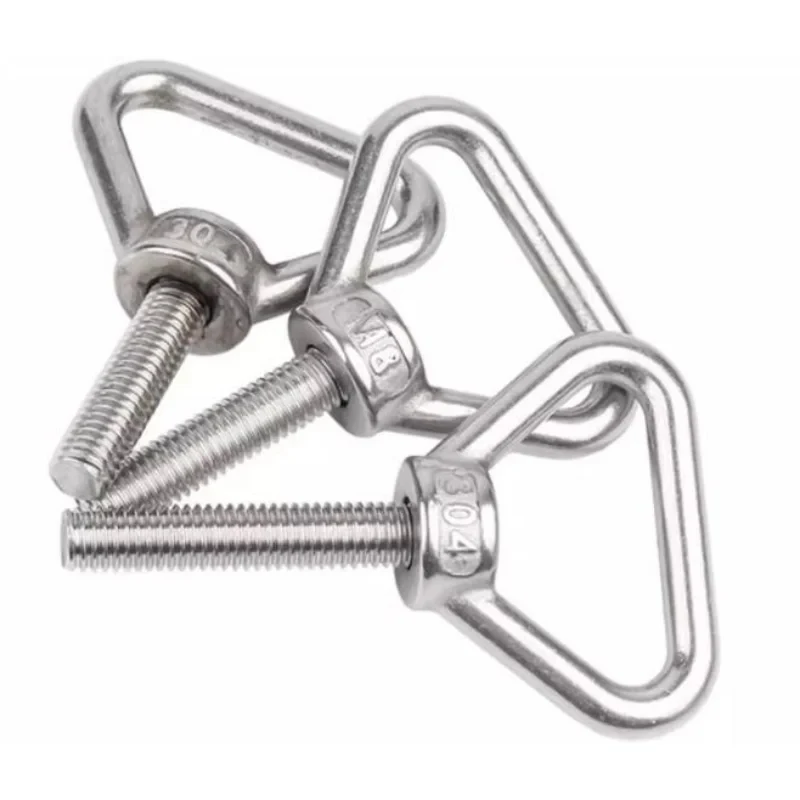 

Heavy Duty Hoisting Ring Screw 304 Stainless Steel Triangular Lifting Eye Bolt M8 M10 M12 M16 M20 Welded Fastener