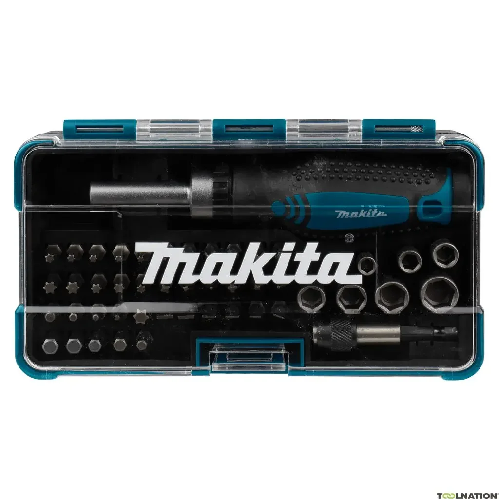 Makita B-36170 Ratchet Socket Screwdriver Bit Set 47 Piece Hand Tools Power Tool Accessories