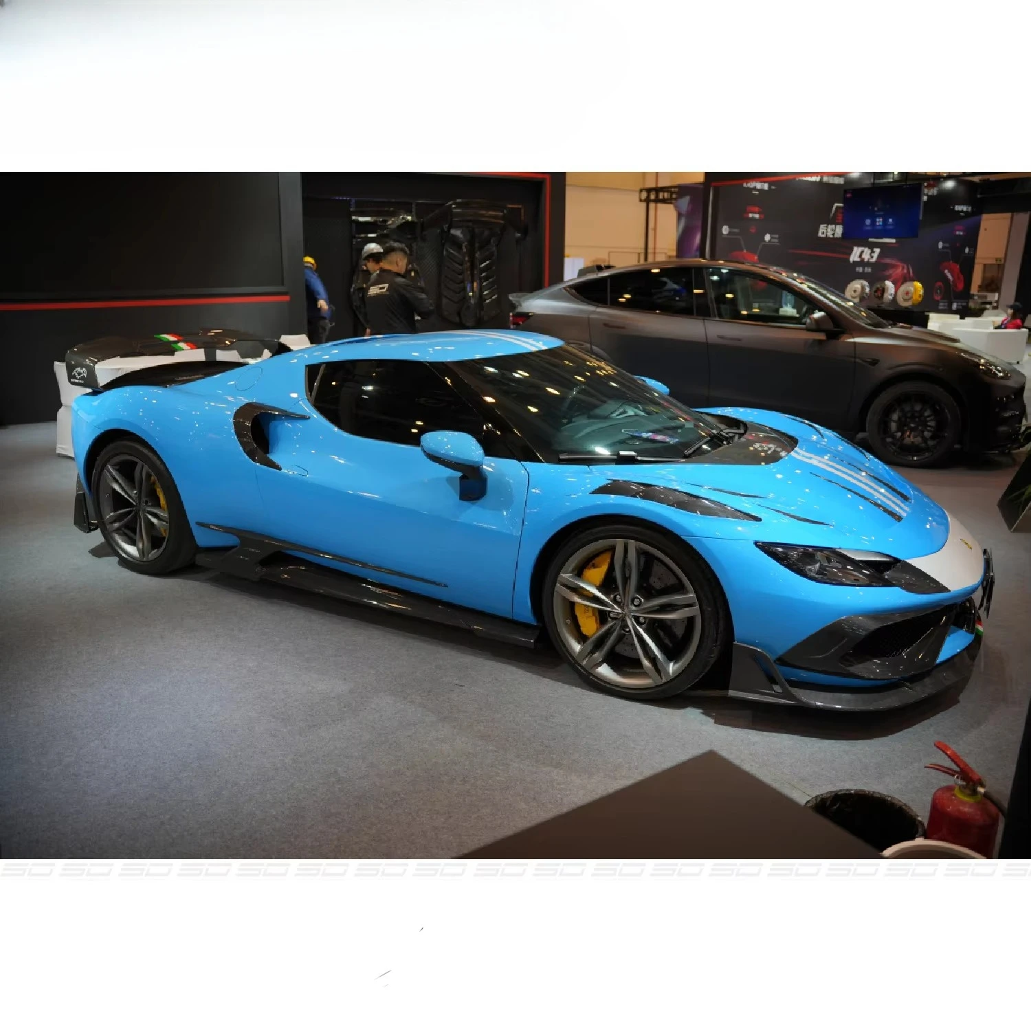 296 GTB facelift Baaviation-style dry carbon fiber body kit