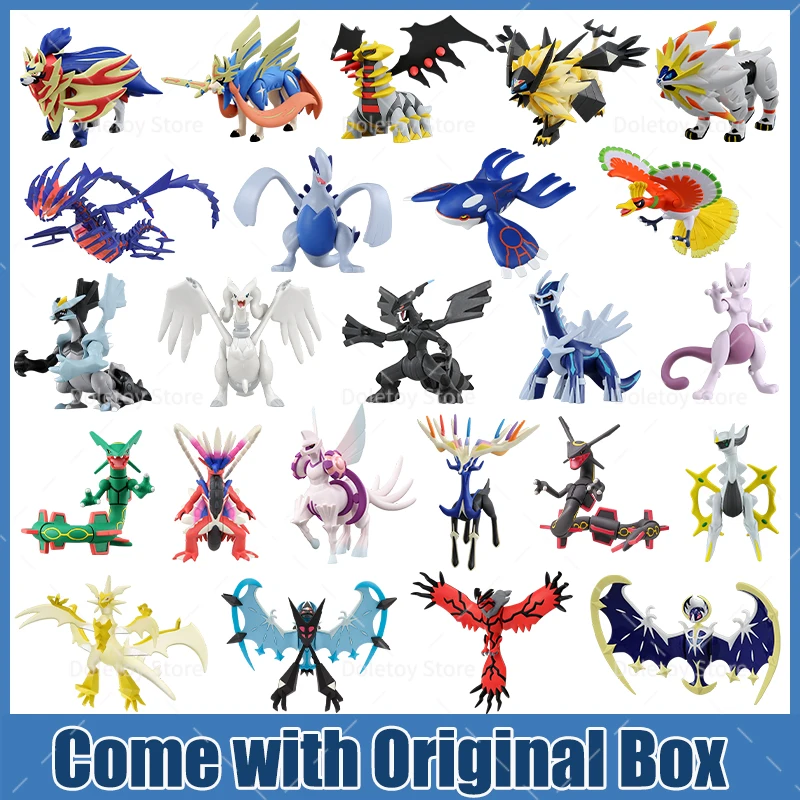 Figuras de Pokémon Takara Tomy, Serie ML, Colección de Monstruos, Rayquaza, Giratina, Zamazenta, Zacian, Arceus, Koraidon, Figura de Acción, Regalo