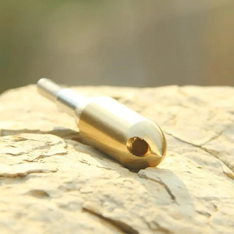 3Pcs Brasses Tip Set Point Practice Field Tip, Targets Practice Tip