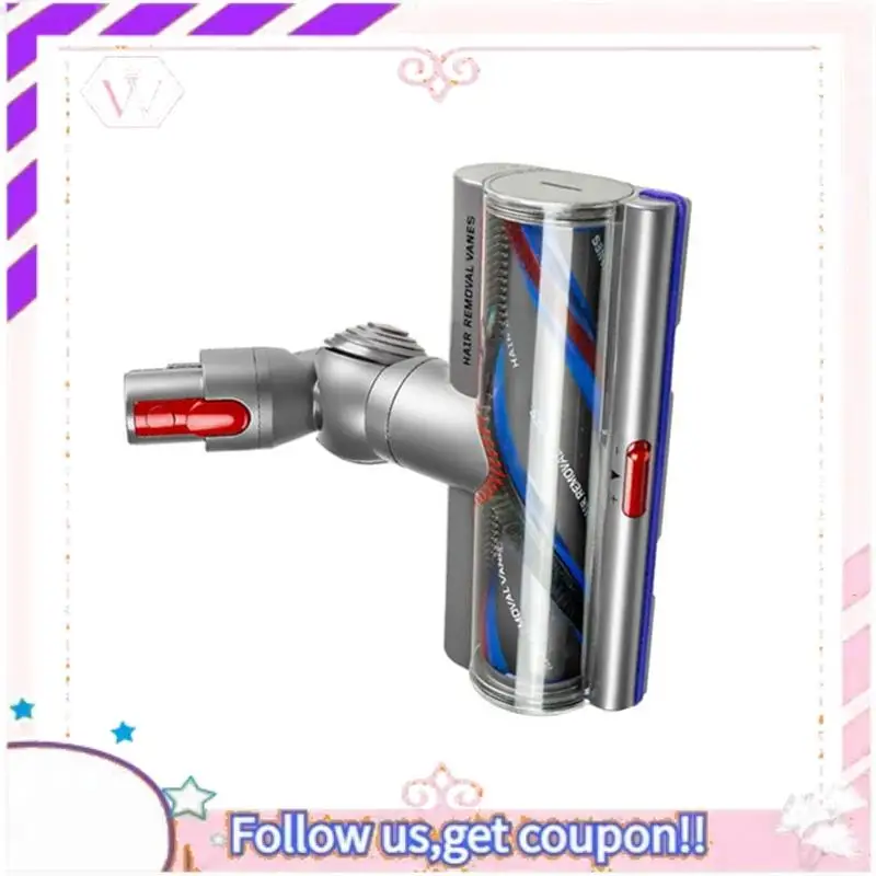 

Насадка-щетка A50F с высоким крутящим моментом для пылесосов Dyson V10 V11 V15 V7 V8, 100 Вт, с защитой от наматывания волос