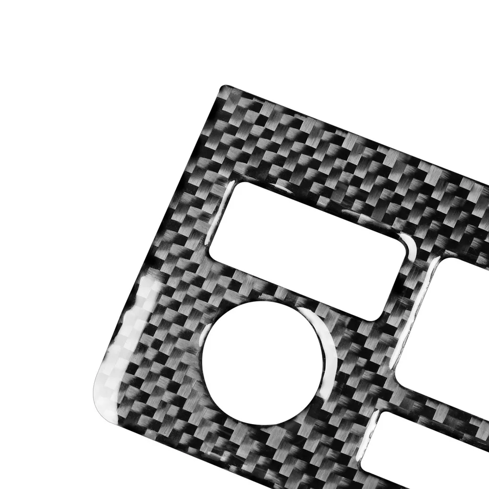 Carbon Fiber Sticker Kit Compatible with For BMW 5 Series M5 Center Console CD Player Panel and Button Surround 1998-2003