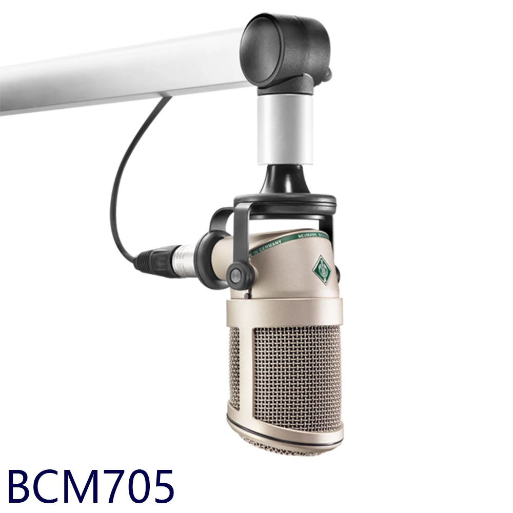 Bcm 705 bcm705 clássico grande diafragma cápsula condensador microfone de transmissão profissional para anúncios de rádio e dj