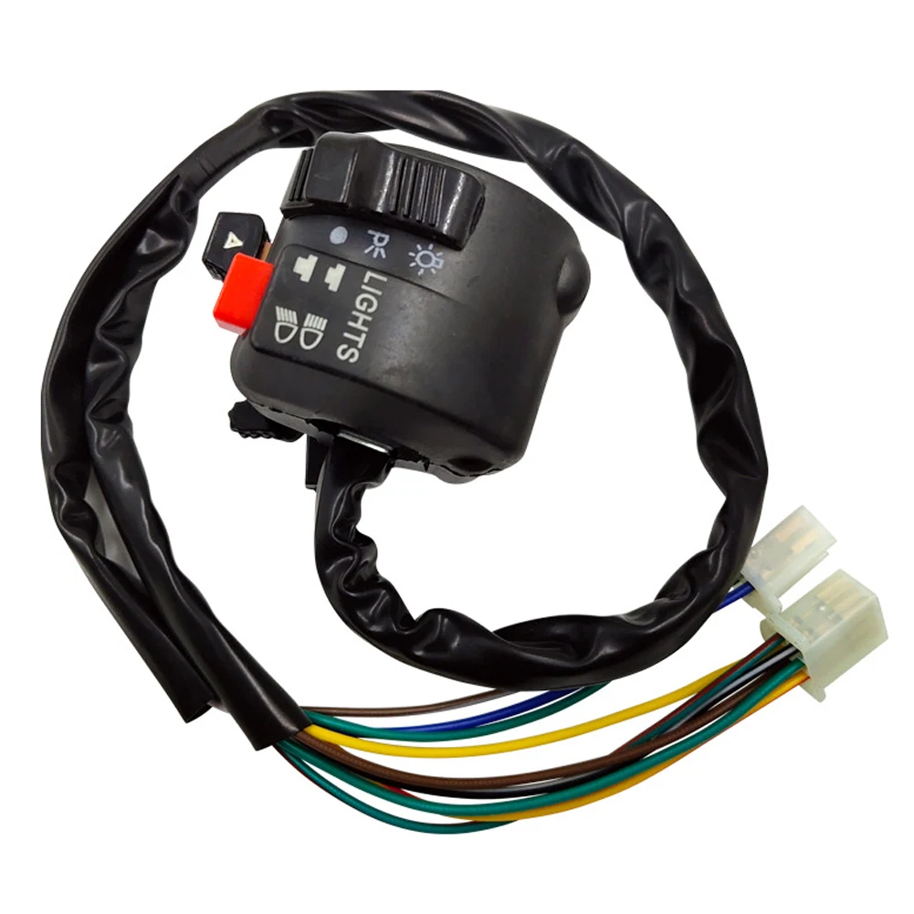 Motorcycle Handlebar Switch Assembly Multi-function Left Turn Signal Horn Start Choke Starter Switch For 7/8\