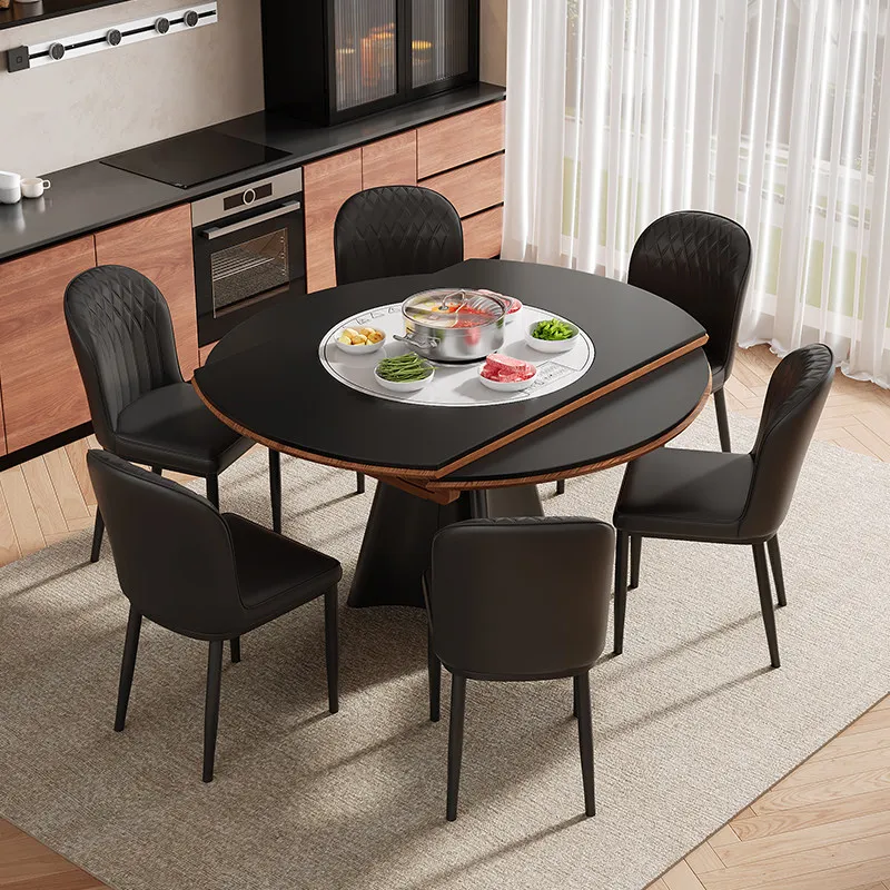 Folding Round Dining Table Coffee Center Modern Luxury Nordic Lounge Dining Table Designer Writing Muebles Garden Furniture