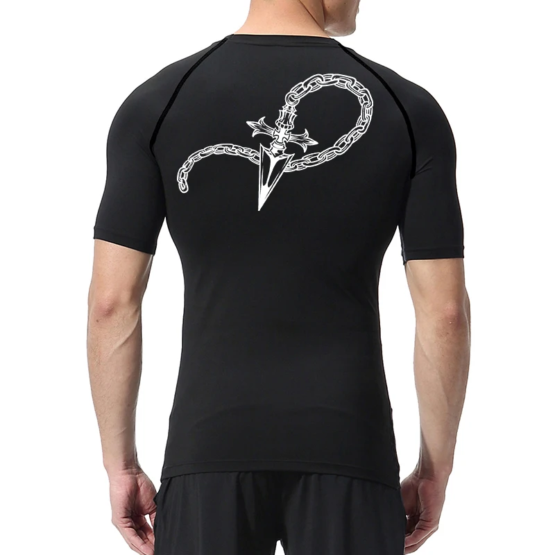 

Мужские спортивные быстросохнущие футболки с принтом для тренировок в тренажерном зале, спортивный боди для бега с короткими рукавами, дышащая толстовка, футболка S-3XL