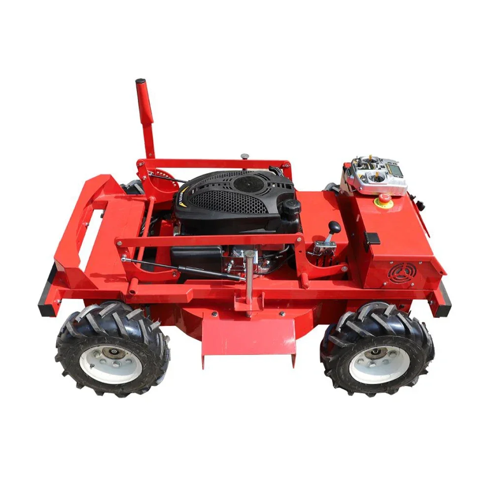 Powerful Gasoline Lawn Mower - Heavy Duty Cutting for Large Gardens!