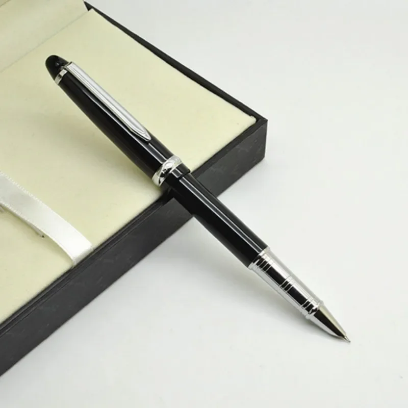 KAIGELU 369 Iridium Fountain Pen Nib 0.5mm Pen Silver Clip Business Office School Student Practice Calligraphy Gift Stationery