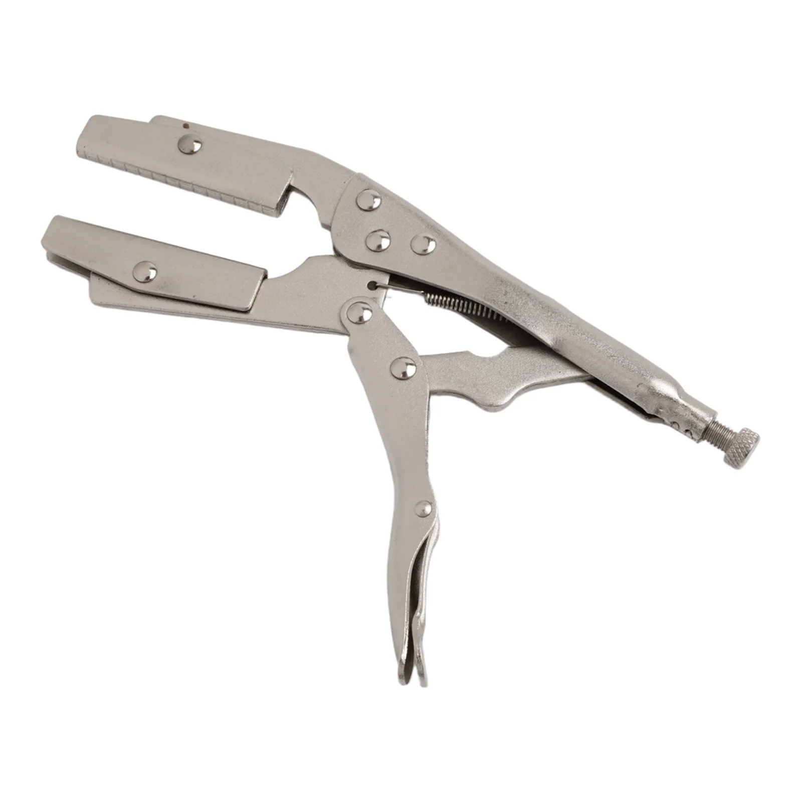 Professional 10 inch Locking Hose Clamp Pliers for For welding and Maintenance with Nickel Plated Carbon Steel Jaw