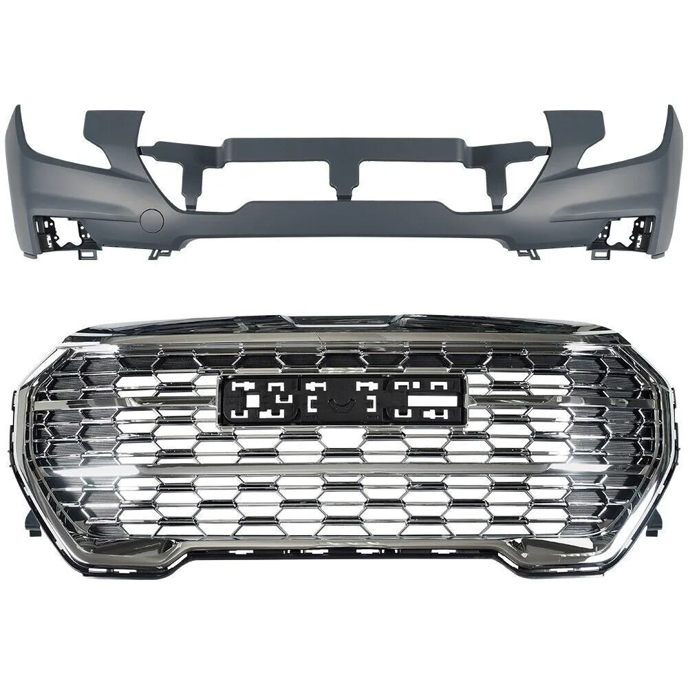 Front Bumper Cover Assembly kit Grille Set 22/24 for GMC Terrain Denali 8493197