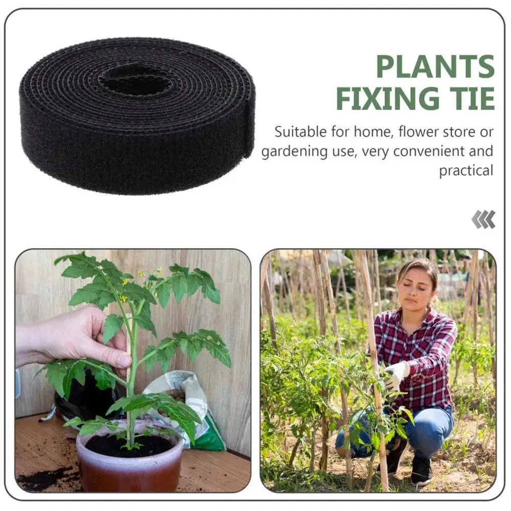 5M Nylon Plant Fixing Strap/Roll Cable Ties Reusable Self-adhesive Ties Strap Cord DIY Fixing Cable Tape Loop Fastening H6H8