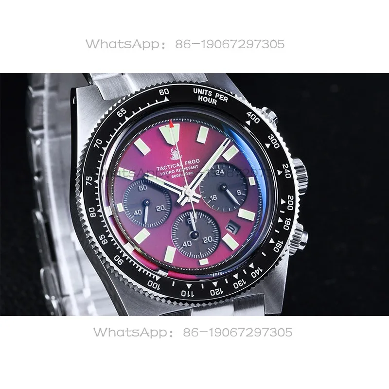 Color, Solar Photokinetic Energy Three-eye, Chronograph Quartz Waterproof Watch