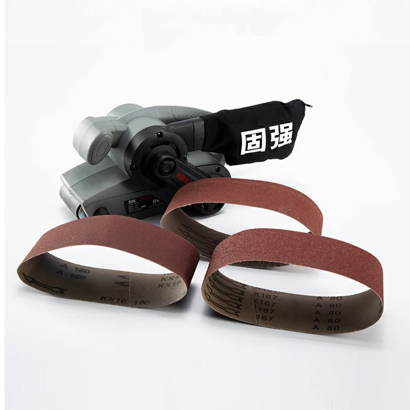 Szlifierka taśmowa HBS78B, szlifierka przenośna, szlifierka płaska z zbiornikiem, mała polerka, szlifierka do drewna, szlifierka domowa na papier ścierny.