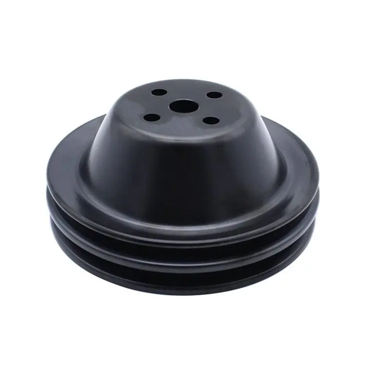 

Steel SWP 5/8" Double-Groove Short Water Pump Pulley 6.6" OD For Chevy SBC Engines- Fits 262 265 267 283 302 305 307 327 350 400