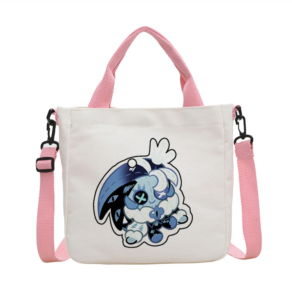 Shadow Milk Cookie tote bag shopping canvas  sac cabas reusable y2k woman